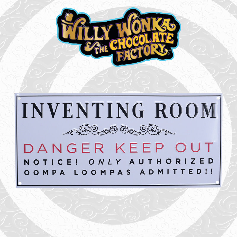Inventing Room Tin Sign