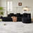 Miloa Boneless 111.8-Inch Curved Modular Sofa With Lychee-Textured Polyester And Extra-Wide Chaise Lounge-120347290-120347292