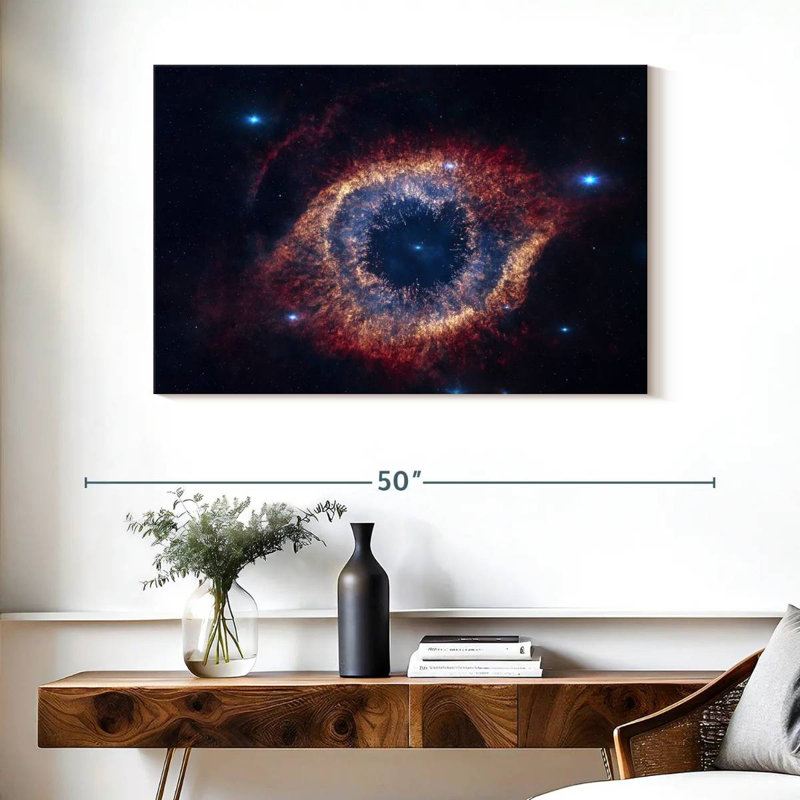 Oberle Eye Shaped Nebula, 26" H x 39" W