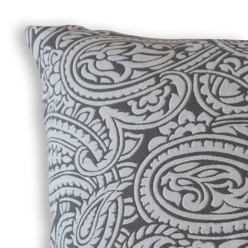 Coussin Halia, 18 po x 18 po, Bleu, Coussin décoratif