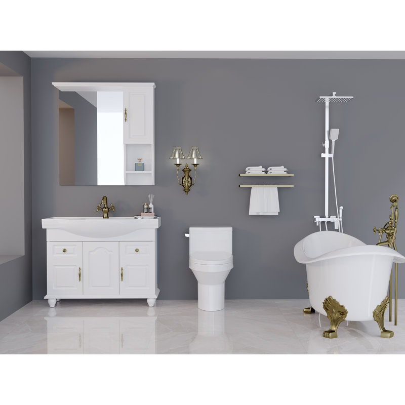 Toilette allongée une pièce 1,3 GPF