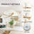 52 In. Indoor Flush Mount Ceiling Fan With Led Light, 5 Solid Wood Blades