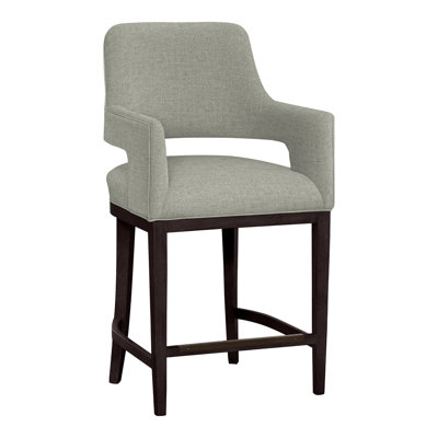 Josie Upholstered Stool with Solid Wood Frame