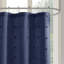 Rideau de douche en coton jacquard à pompons-1381165099