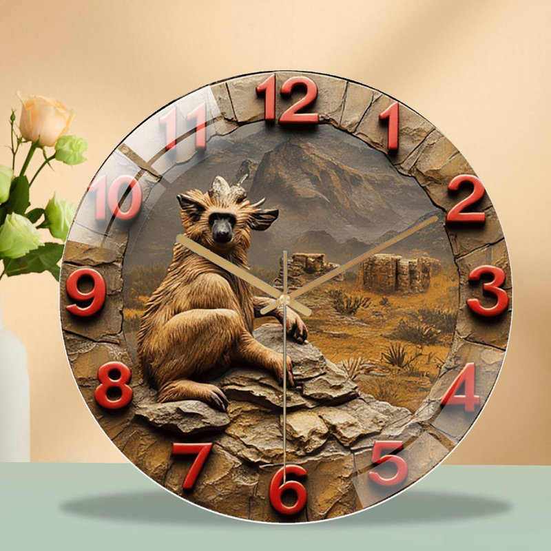 Horloge murale Unique Animal Rock