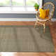 Fleurette Handmade Green Rug