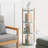 Storage Shelf, 360° Rotating Bookshelf, 3 Tier Bookcase W/ Large-Capacity Storage Space, Multifunctional Storage Rack, Compact Design, Standing Shelf For Living Room, Bedroom, Study Room, Kitchen-1153598438
