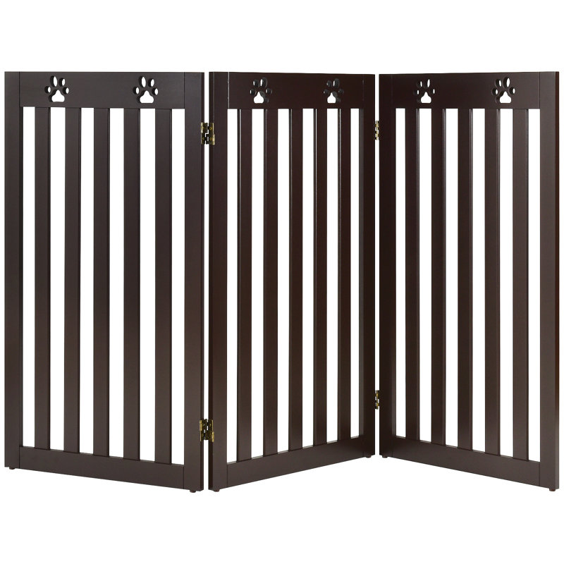 Madera Wood Free Standing Pet Gate
