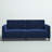 Perdue 81.5" Velvet Square Arm Convertible Sofa-1134429065