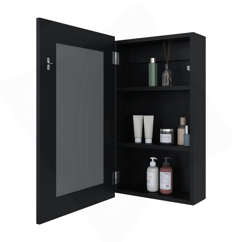 Armoire à pharmacie Wenge avec miroir inclus