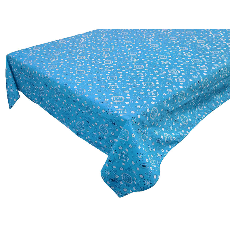 Nappes Bandana, L 58 po x L 120 po, Turquoise