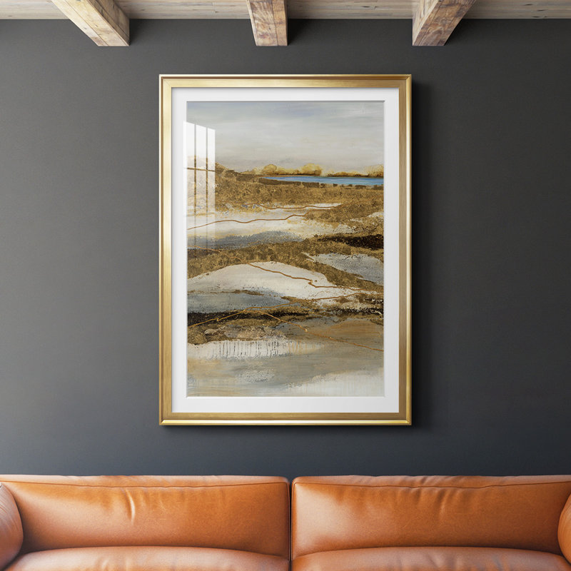 Let’s Go Over There " Let’s Go Over There ", Gold Framed, 24.5" H x 18.5" W x 1" D
