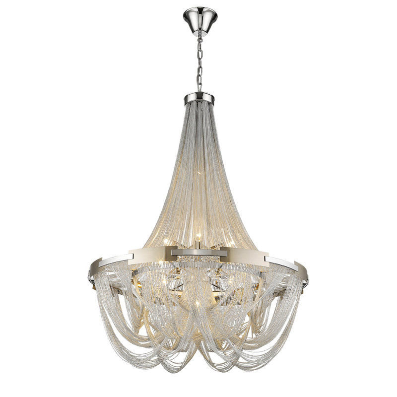 Eanes 10 - Light Chandelier, Silver