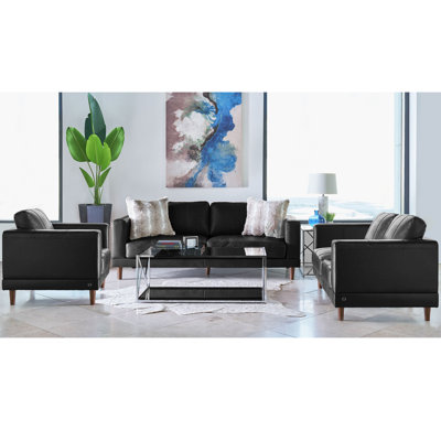 Fulks Leather Living Room Set