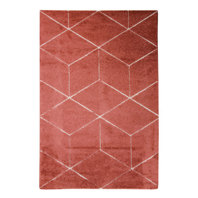 Zeinab Geometric Shag Area Rug