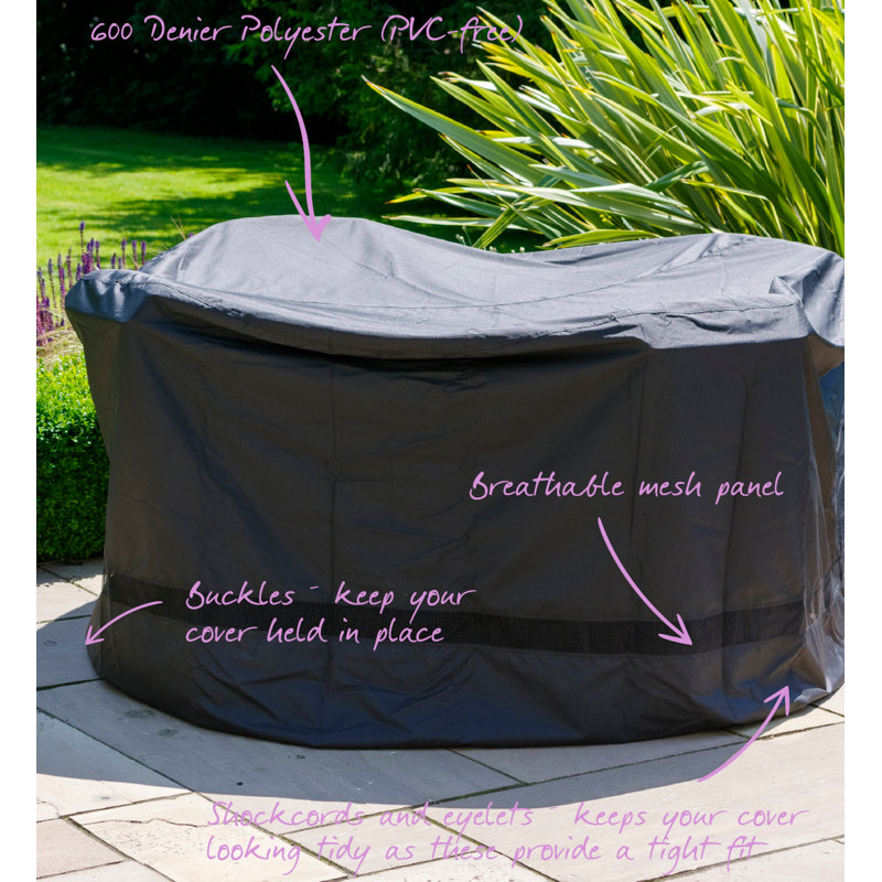 Outdoor Patio Dining Set Cover, 110cm H x 265cm W x 200cm D