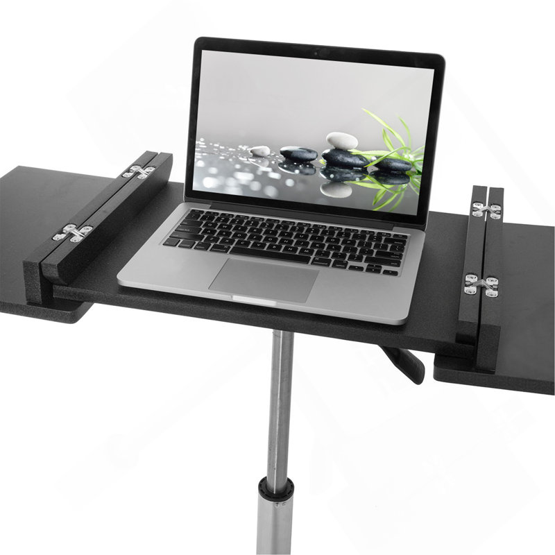 Folding Table Laptop Cart, Graphite