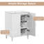 Meuble-lavabo avec lavabo, meuble-lavabo avec deux portes et tablettes réglables