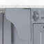 Îlot de cuisine de 50,7 po avec rangement pour bac à ordures inclinable et organisateur d'armoire escamotable