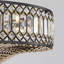 6 - Light Drum Crystal Semi Flush Mount-898008390