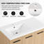Meuble-lavabo autoportant 36 po avec lavabo en résine, armoires modulaires à deux et à une porte-129222459