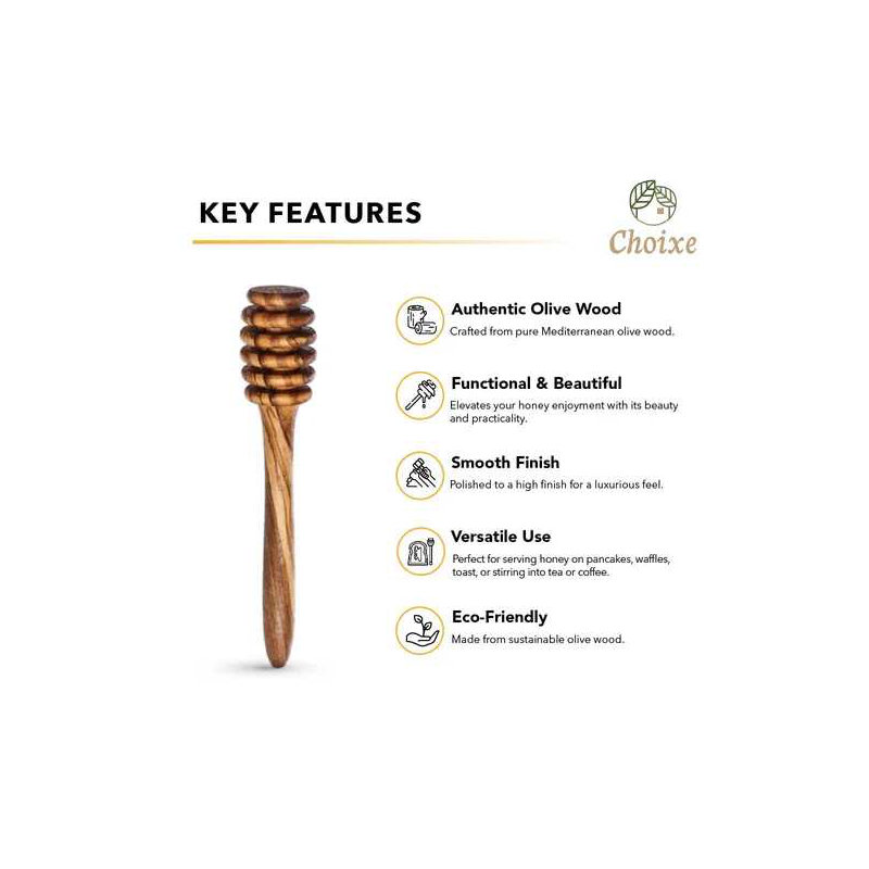 Olive Wood Honey Spoon