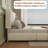Haden Lambswool Boucle Upholstered Platform Bed Frame with Adjustable Headboard-1328737636-1328737643