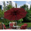 Parasol de marché solaire 9 'à DEL-985043365