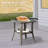 Lovall Rattan Wicker 7 - Person Seating Group with Fire Pit and Cushions-551472440