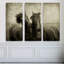 Reproduction d’art graphique sur toile « Horses Don’t Whisper »-3 pièces-705074141