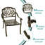 Fauteuil de terrasse empilable