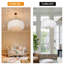 Lustre luxueux en plumes avec lumières