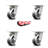 Swivel Top Plate Caster Set