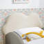 Lit simple en cuir de polyuréthane pour enfants, lit de sécurité pour tout-petits avec garde-corps, poche de rangement, beige -2123248548
