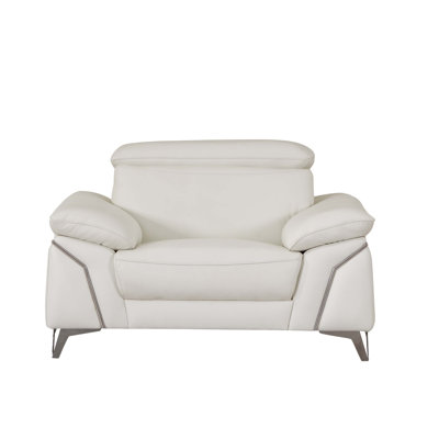 Fauteuil en cuir italien Global United