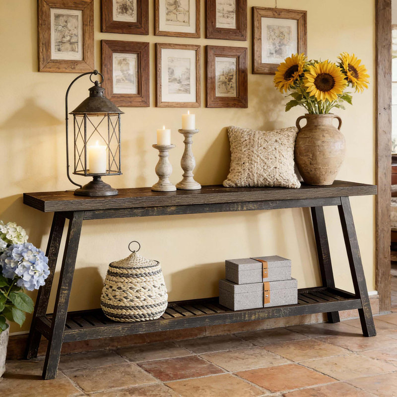 2-Tier Sofa Table,Console Table,End Table