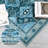 Machine Washable Rugs Vintage Non-Slip Low Pile Rubber Backing Area Rug for Living Room Bedroom Kitchen Dining Room Dorm and Bedside Decor-1345671746
