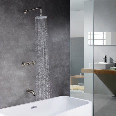 Complete Shower System with Rough in-Valve