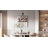 4 - Light Unique/Statement Round Drum Chandelier Dining Room Lighting Fixture