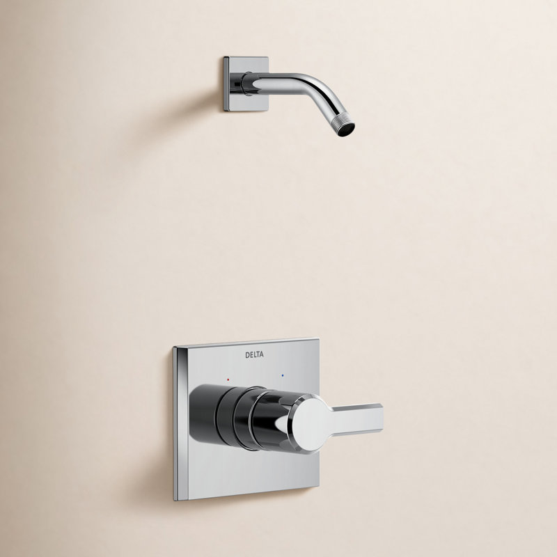 Pivotal Monitor 14 Series Shower Faucet Trim Less Head, Chrome
