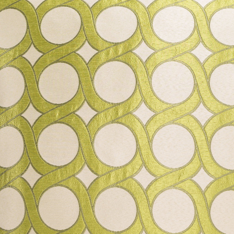 Belle Curve Geometric Throw Pillow, Citrine, Square 22"