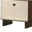 Table de chevet 2 tiroirs Hemlock