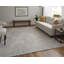 Lytton Modern Geometric, Gray/Ivory Area Rug-2062654307