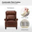 Fauteuil inclinable en cuir véritable Ambrosane-79515883