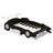 Full Size Race Car Bed For Kids, Wood Car-Shaped Platform Bed With Storage Shelves, Car Bed With Wheels -131266944