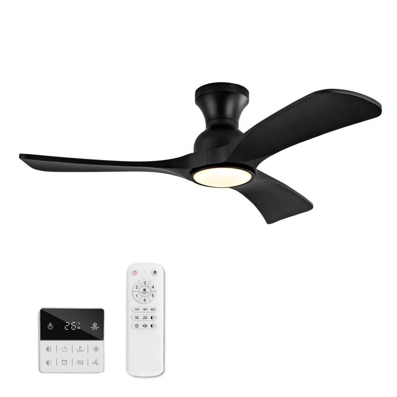 Ceiling Fans With Lights, Black, Black