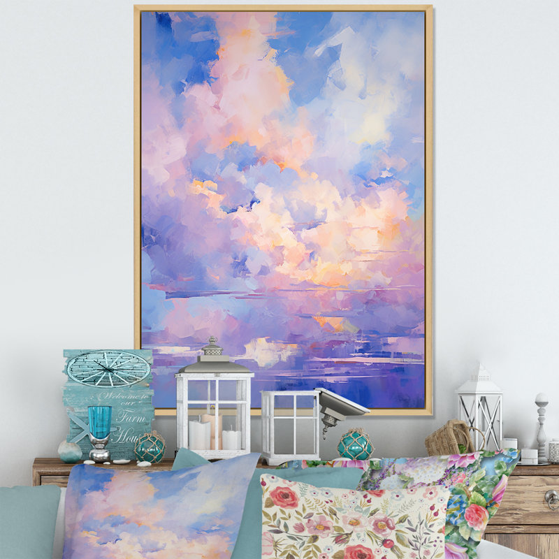 «Hakala Colorful Sky Photo Skyline Serenade II», reproduction d'art sur toile, H 32 po x l 24 po x P 1 po