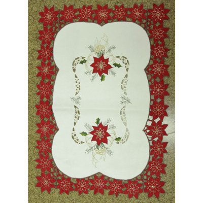 Juaria Rectangle Christmas Polyester Table Accessory