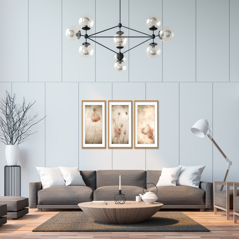 Nature Inspired Swaying Gentle In The Breeze Triptych