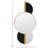 Uddevalla Iron Circle Wall Mirror-838663437